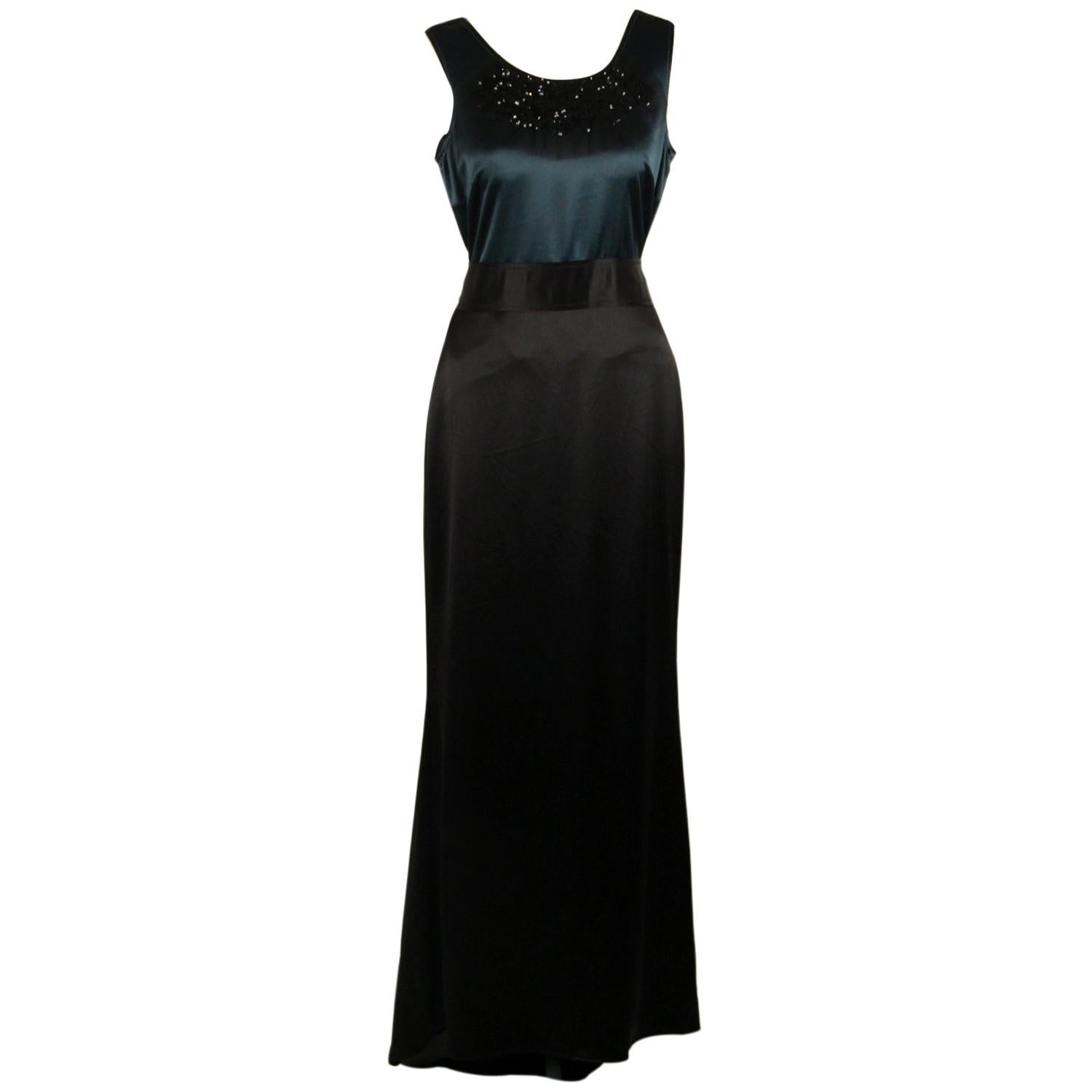 Vera Wang Satin Evening Dress Size 4