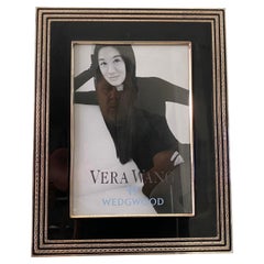 Vera Wang Silver Plated Photo Frame by Wedgewood, Modern Design, 1990s