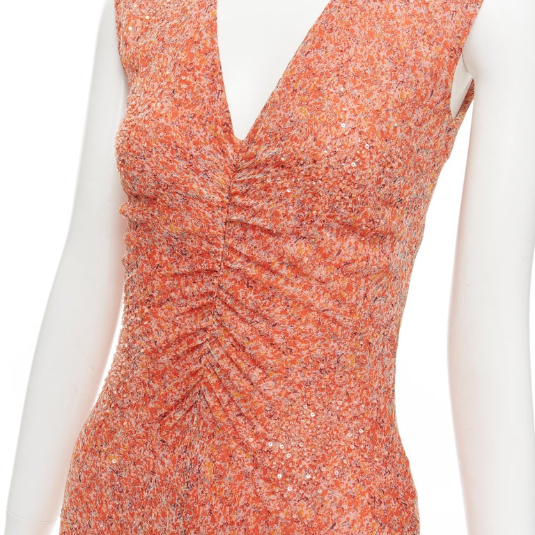 vera wang orange dress VERA WANG Evening dress LYONE in orange