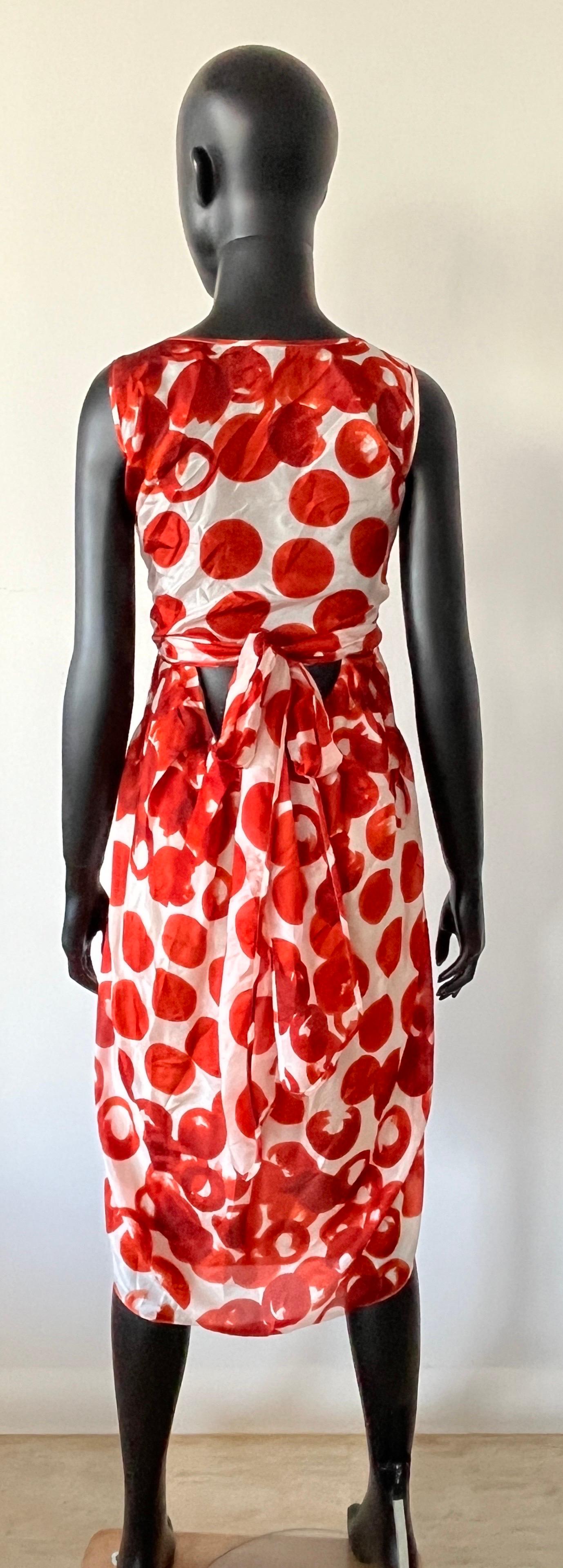 Women's Vera Wang Y2k Printed Sun Dress For Sale