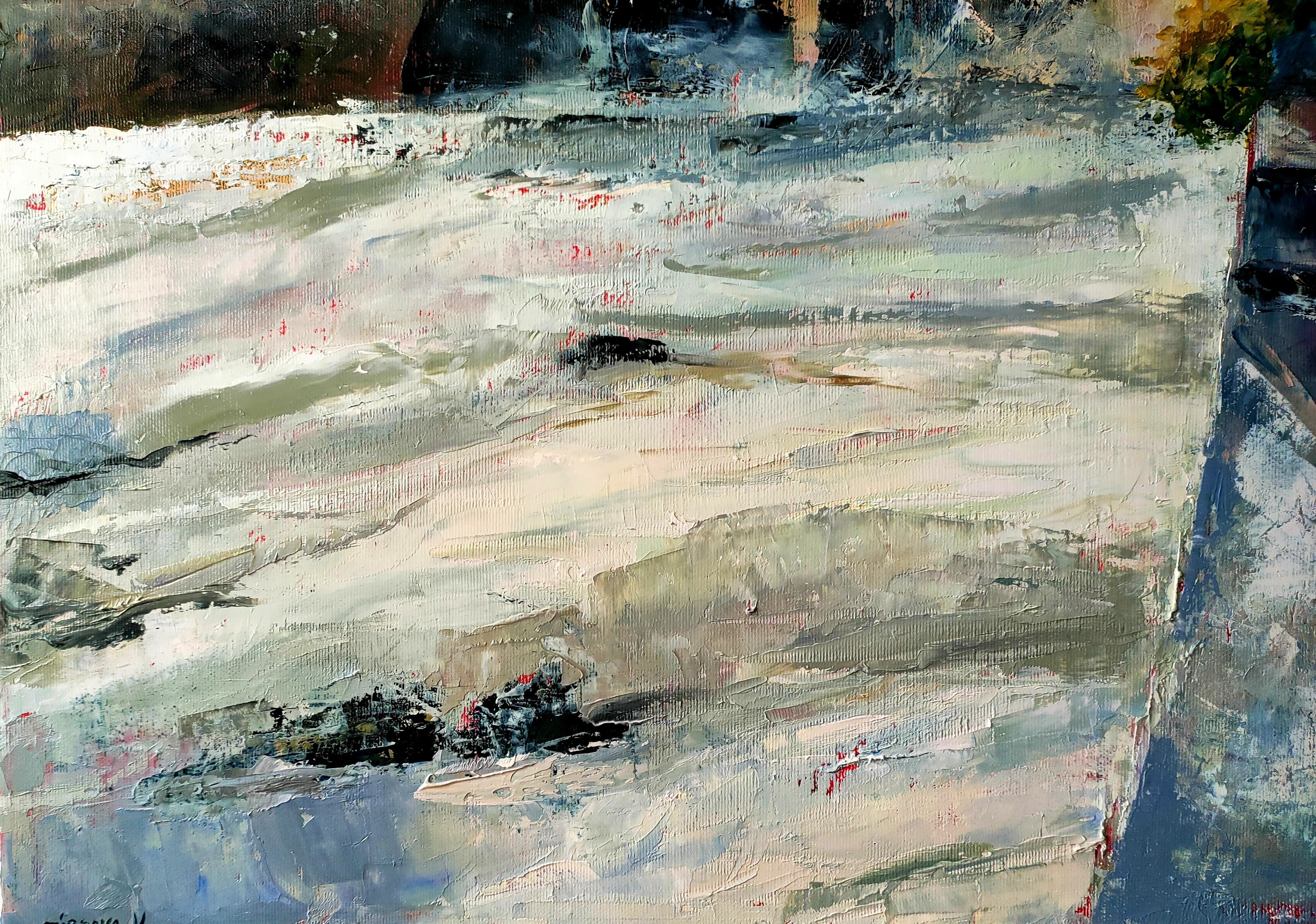 Il quadro si adatta bene a un interno moderno e laconico, in cui solo uno o due punti luminosi enfatizzano lo stile generale della casa, come i vestiti rossi della figura raffigurata nell'immagine sullo sfondo di uno schema di colori generalmente
