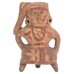 Veracruz Standing Female Figure Pottery Sculpture