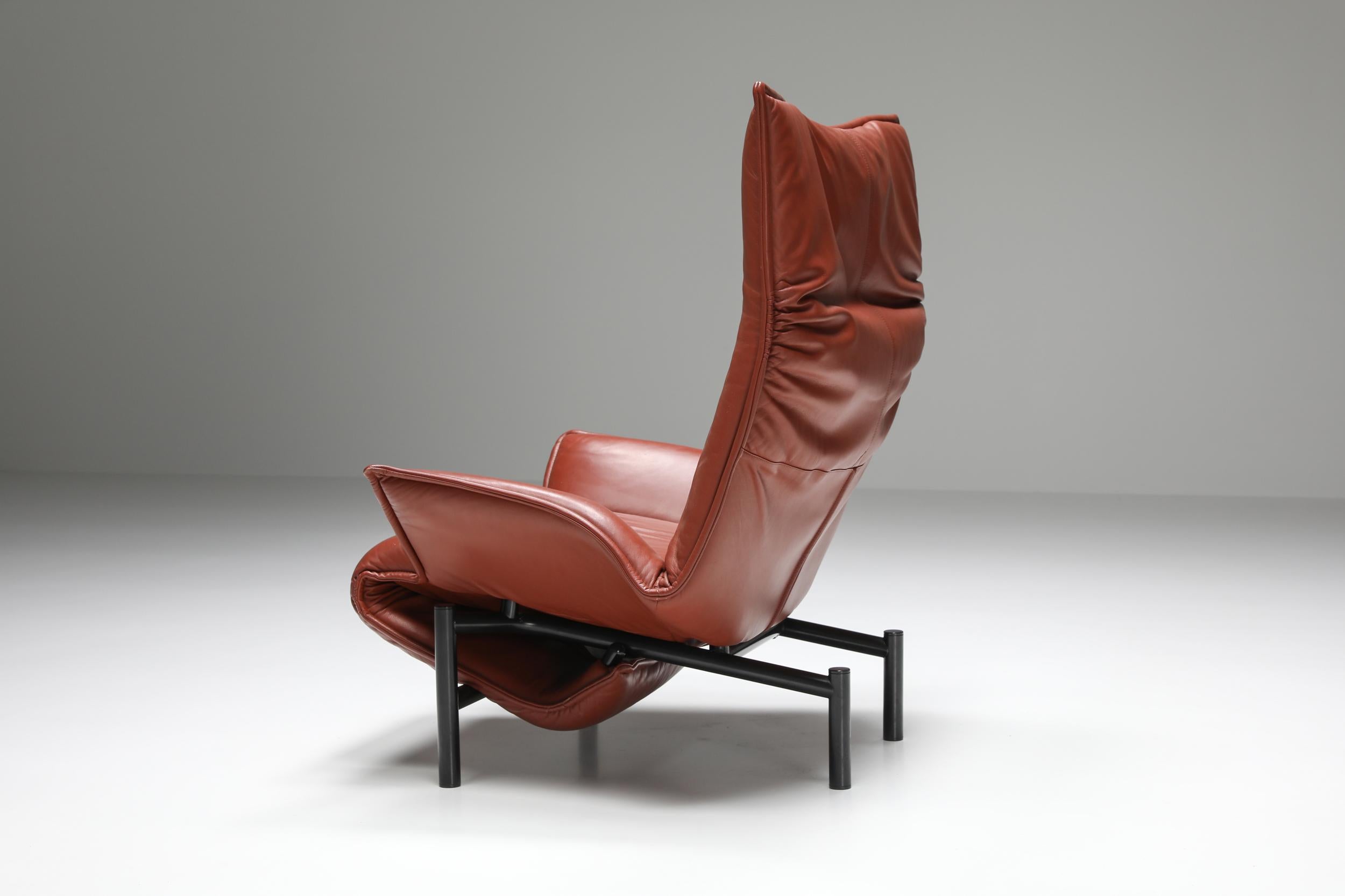 Veranda Lounge Chair by Vico Magistretti for Cassina, 1980s 5