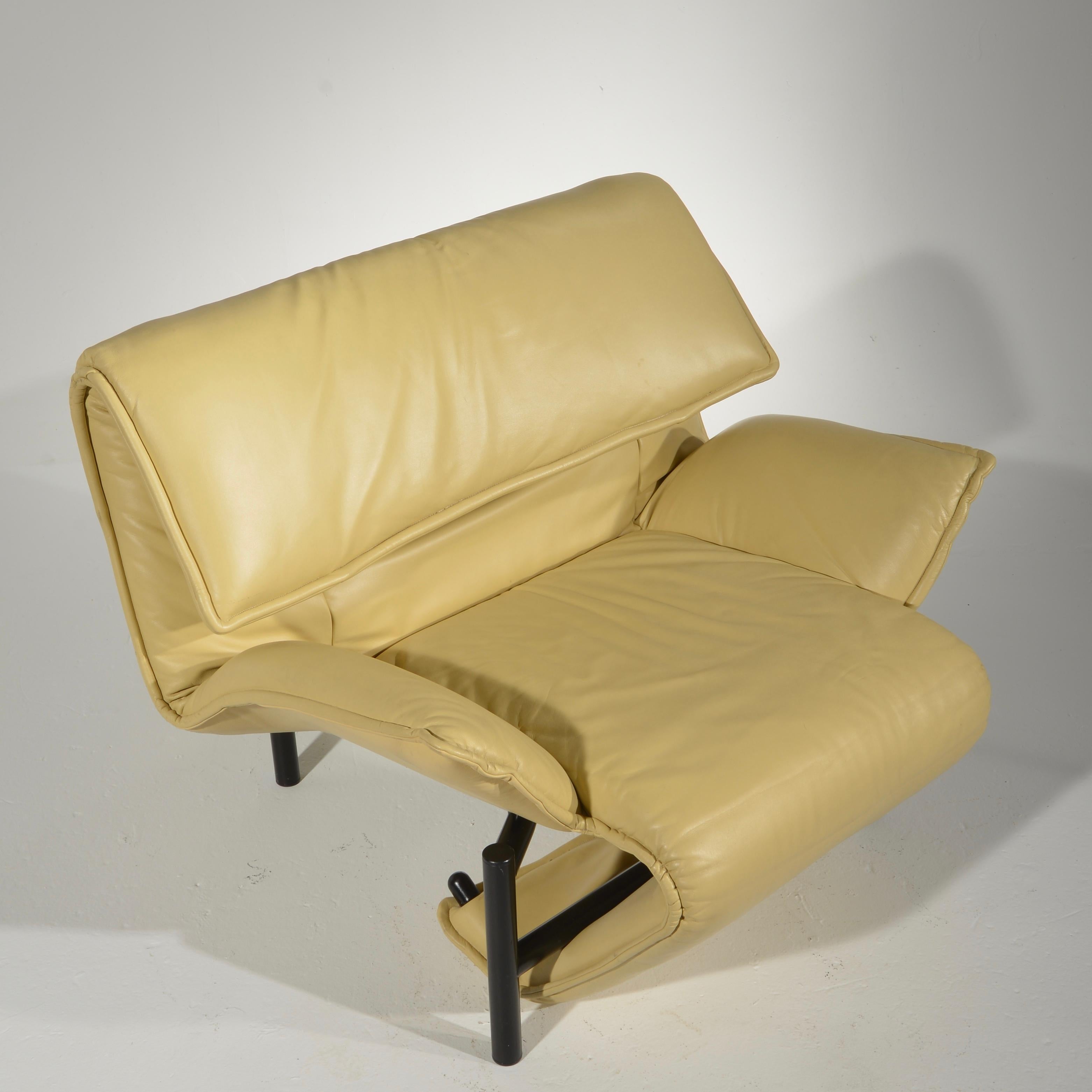 Moderne Fauteuil de salon Veranda de Vico Magistretti pour Cassina en vente