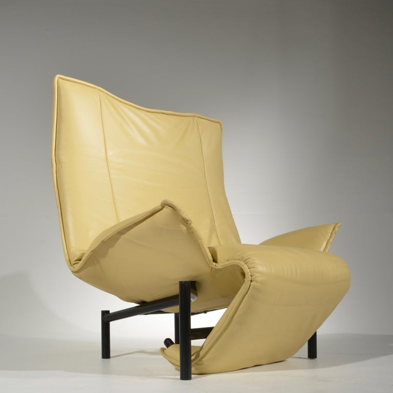 Italian Veranda Lounge Chair by Vico Magistretti for Cassina For Sale