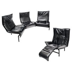 Conjunto de sofá y sillón Veranda de Vico Magistretti para Cassina