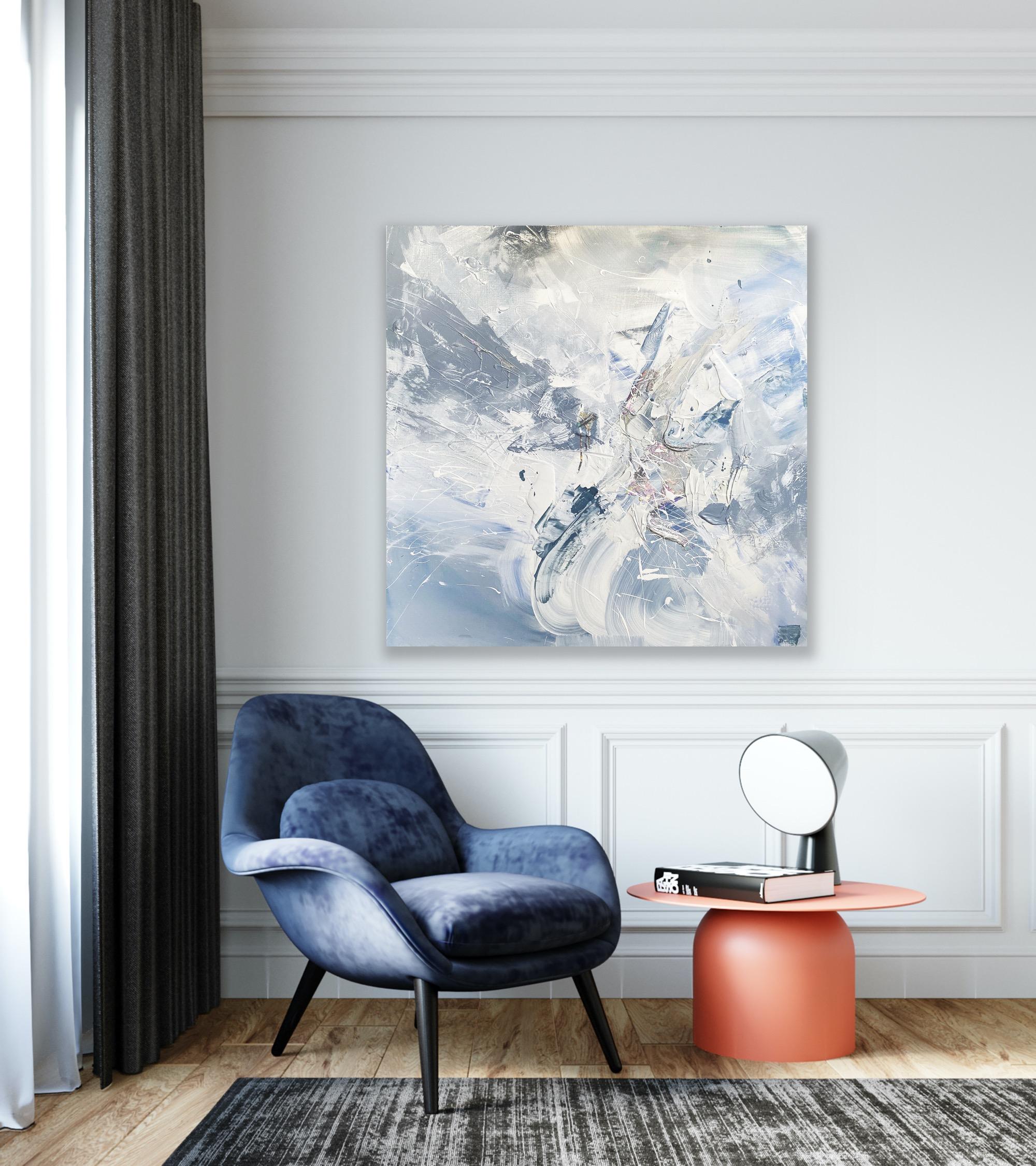 23 , 100x100cm, acrílico, lienzo - Painting de Veranika Rokashevich