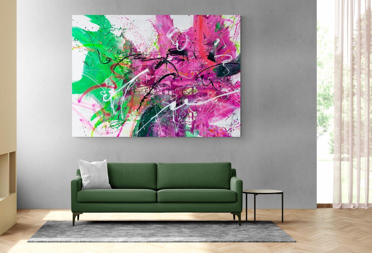 27 , 235x170 cm, acrilico, tela - Art Astratto di Veranika Rokashevich