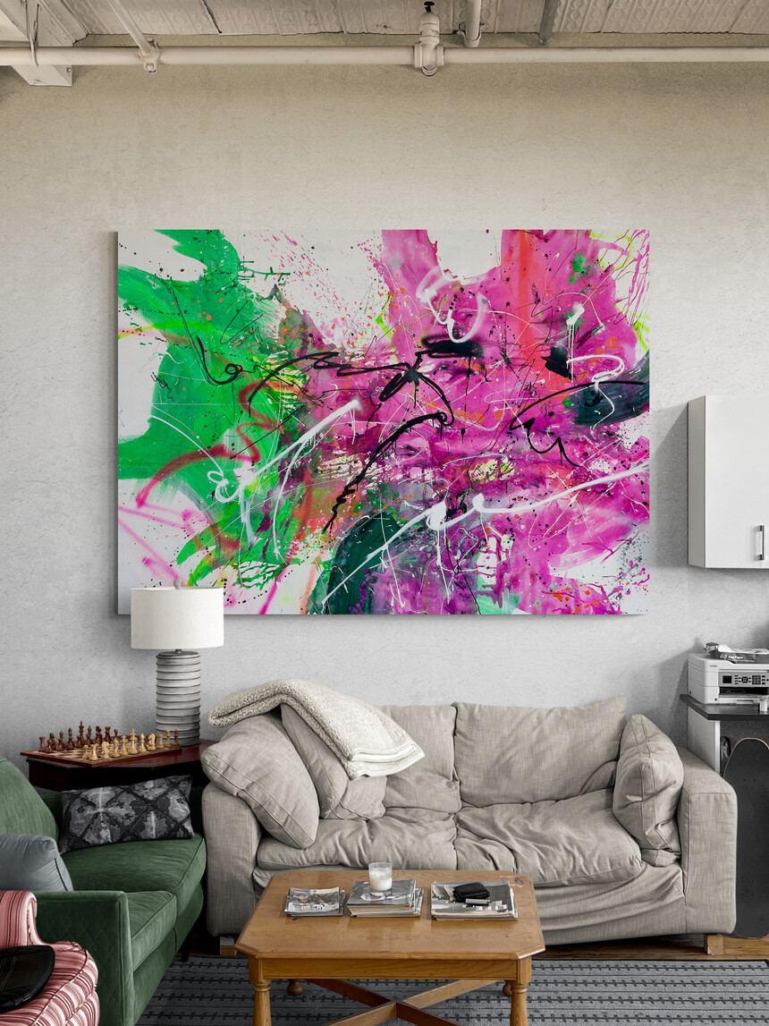 27 , 235x170 cm, acrilico, tela in vendita 3