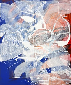 "Arch" 100x120 cm, acrylic on canvas, gold leaf