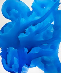 Azul ftalocianina , 180x150 cm, acrílico, lienzo