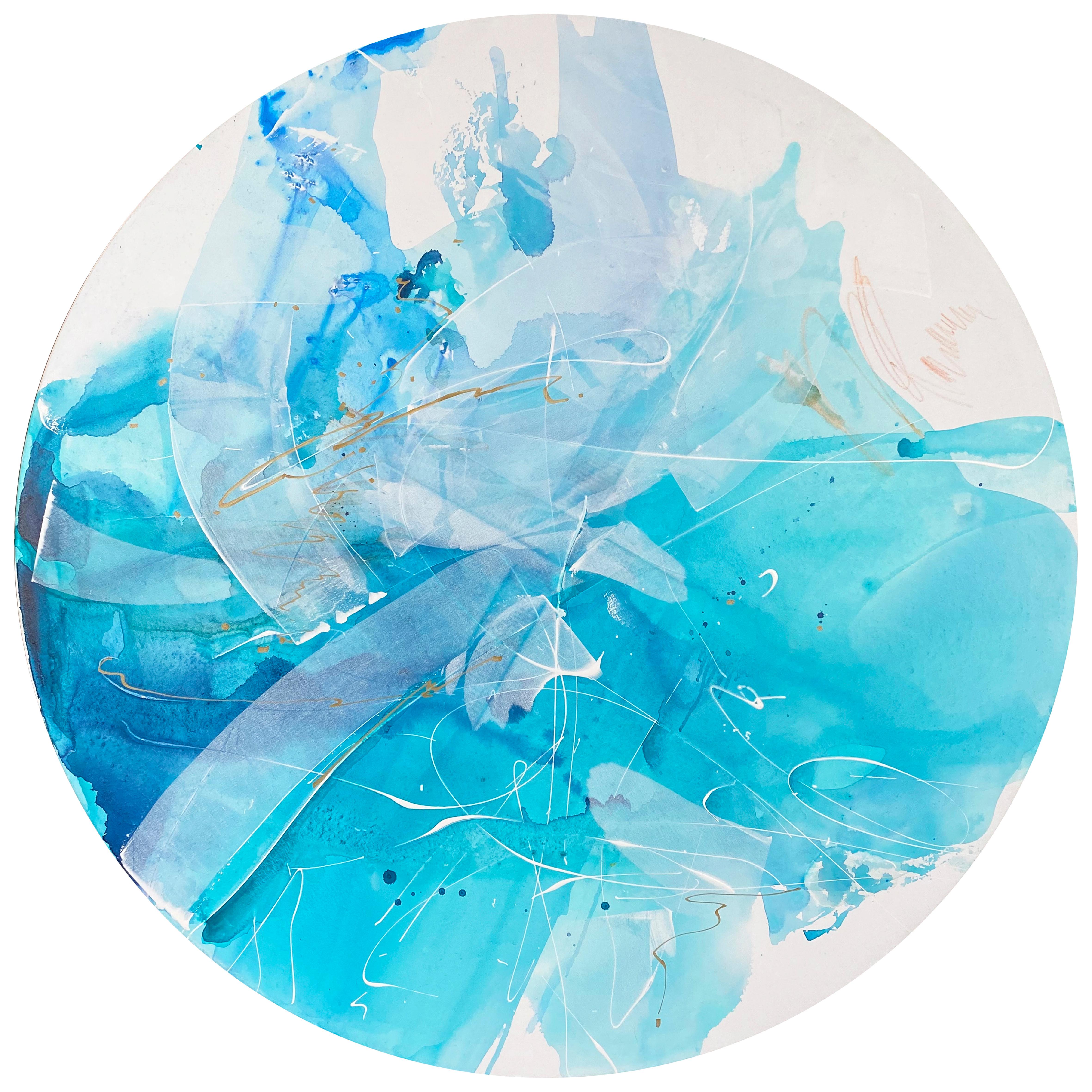 Veranika Rokashevich Abstract Painting - Blueberry 100cm