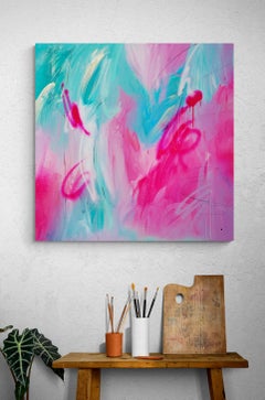 BUDAPEST , 100x100 cm, Acryl, Leinwand