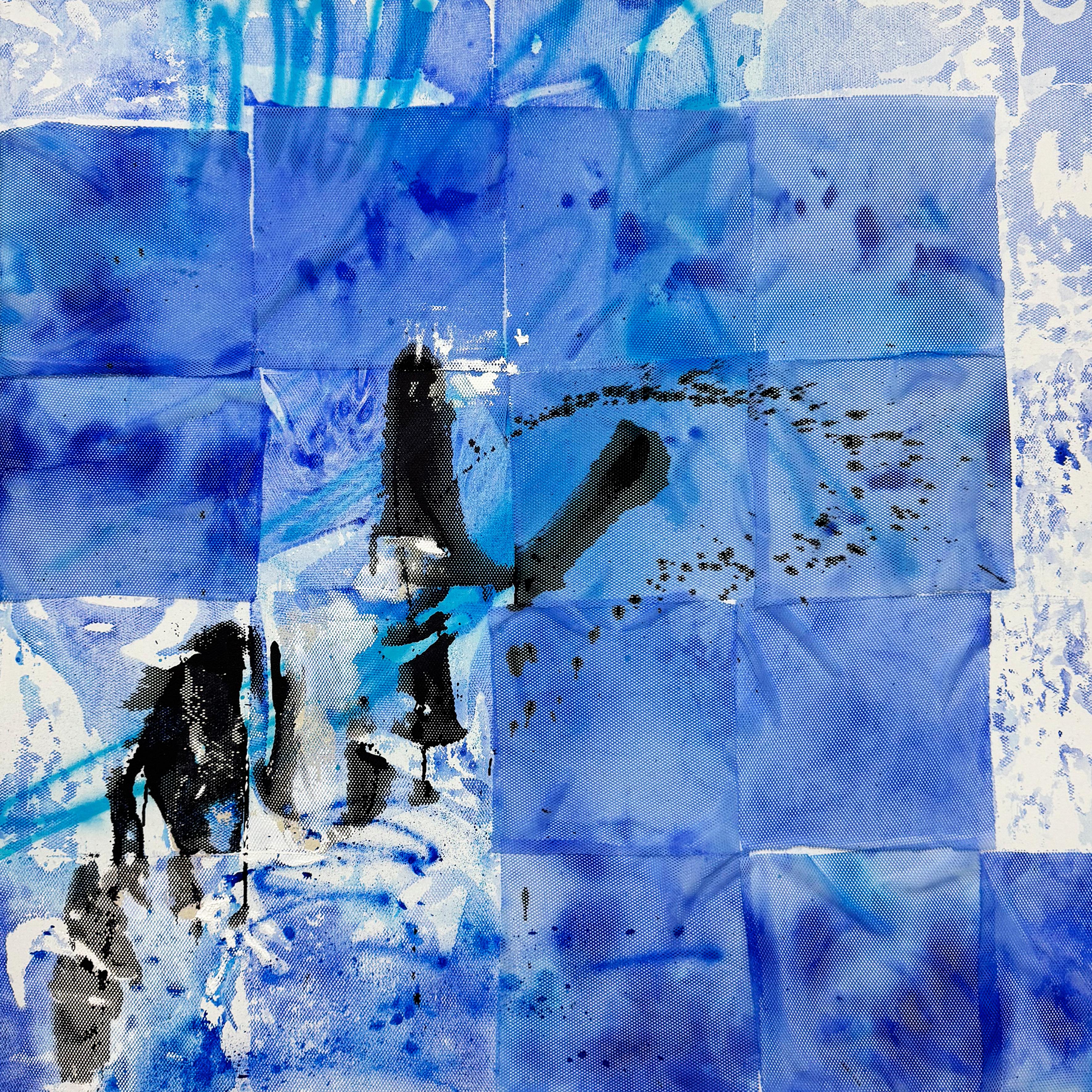 Ether, 100x100 cm, acrylic on canvas