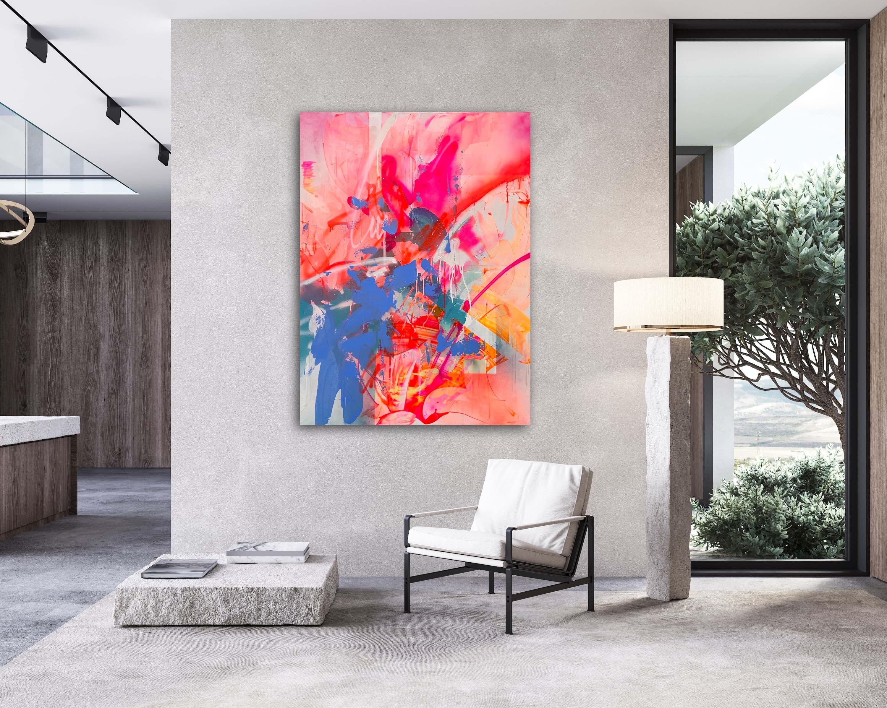Heartbreaker, 120 x90 cm, acrylique, toile - Abstrait Art par Veranika Rokashevich