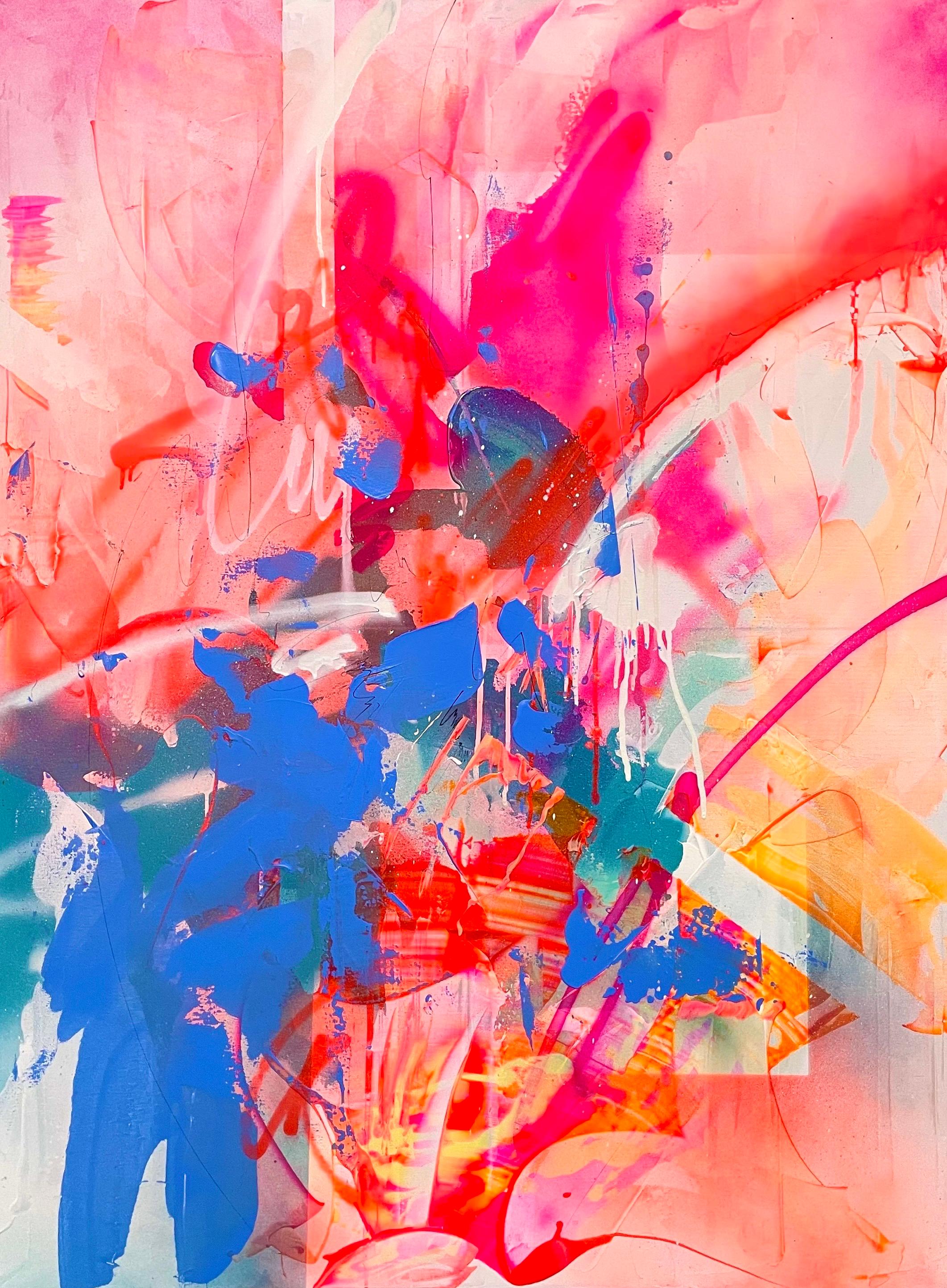 Veranika Rokashevich Abstract Painting - Heartbreaker , 120x90 cm, acrylic, canvas