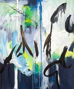 "Japanese Garden" 100x120 cm, acrylic on canvas