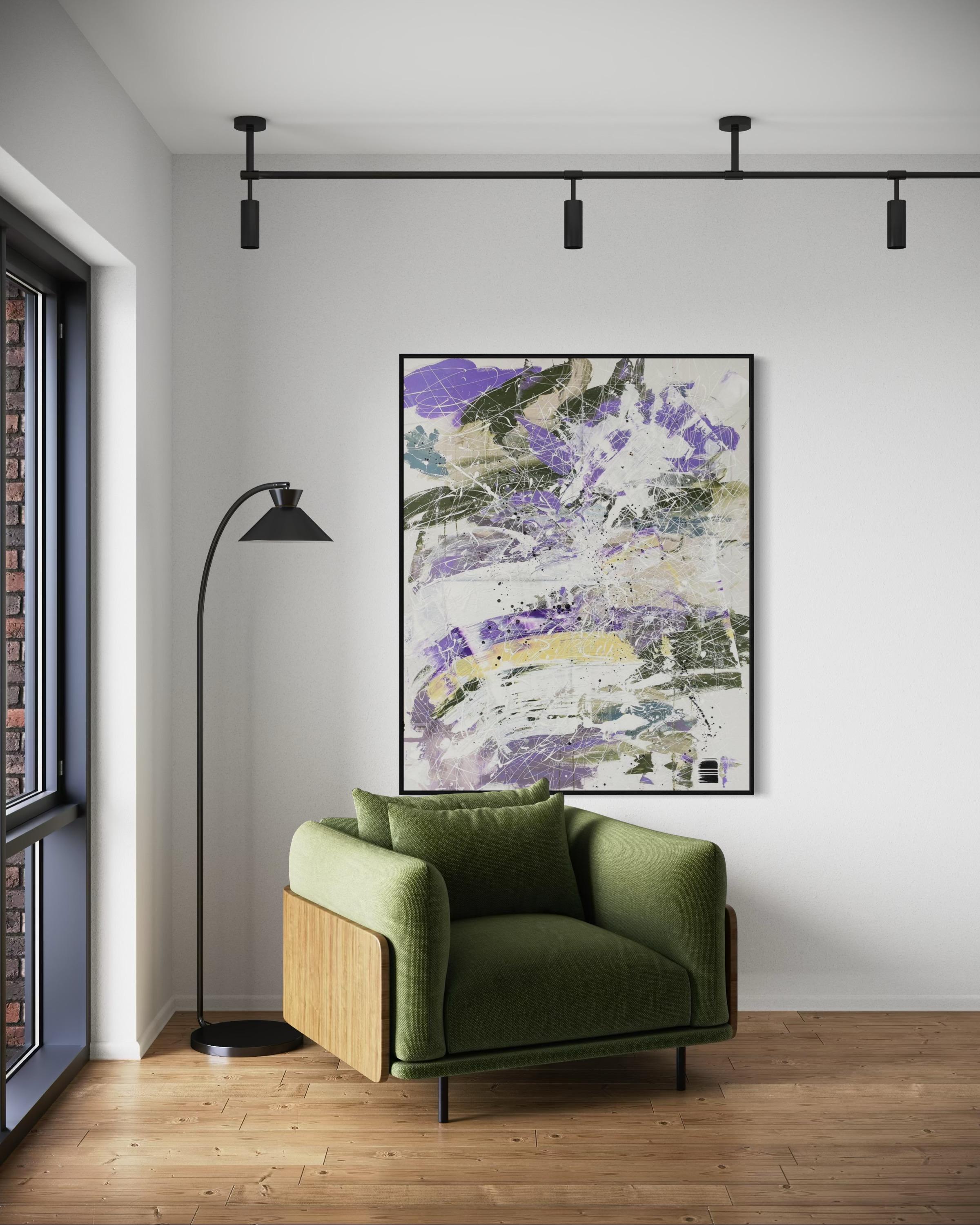 Nada está claro, pero es muy interesante, 150x120cm, acrílico sobre lienzo en venta 3