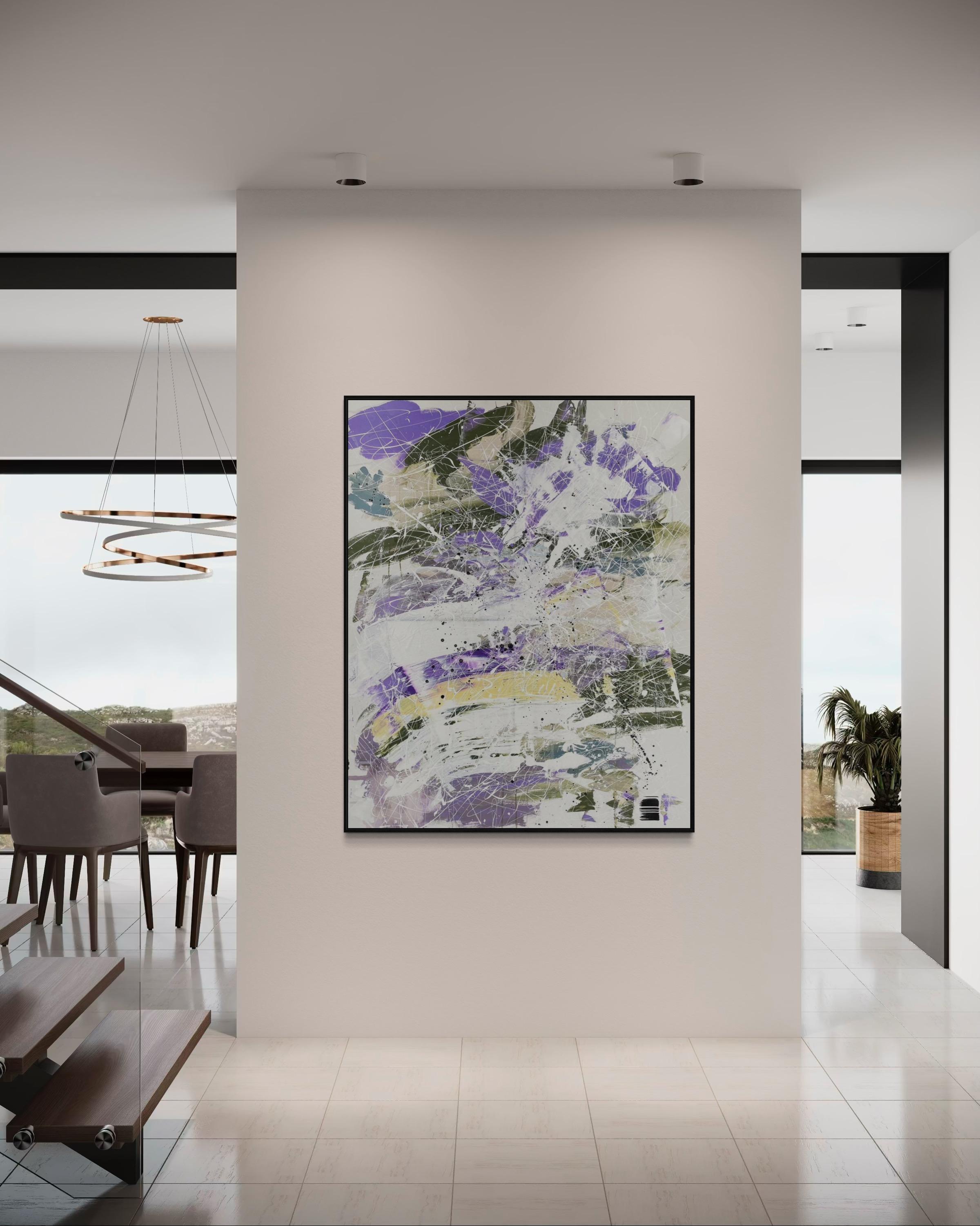 Nada está claro, pero es muy interesante, 150x120cm, acrílico sobre lienzo en venta 4