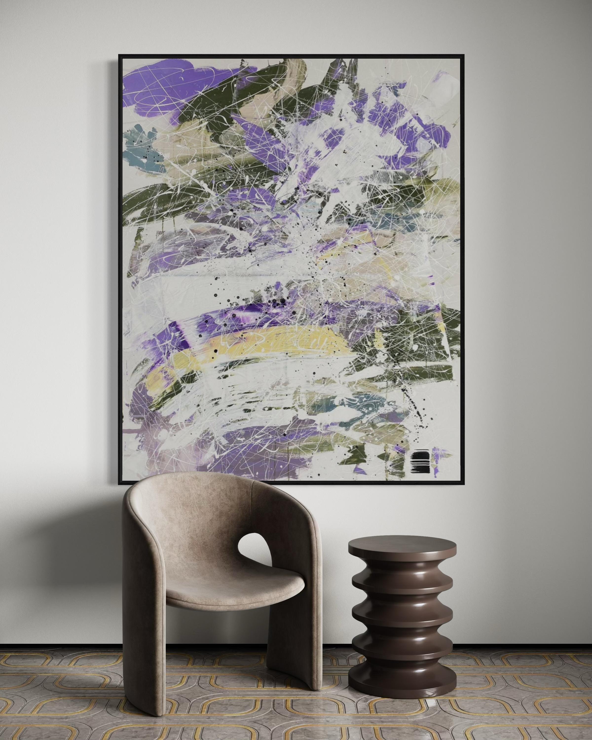 Nada está claro, pero es muy interesante, 150x120cm, acrílico sobre lienzo en venta 5