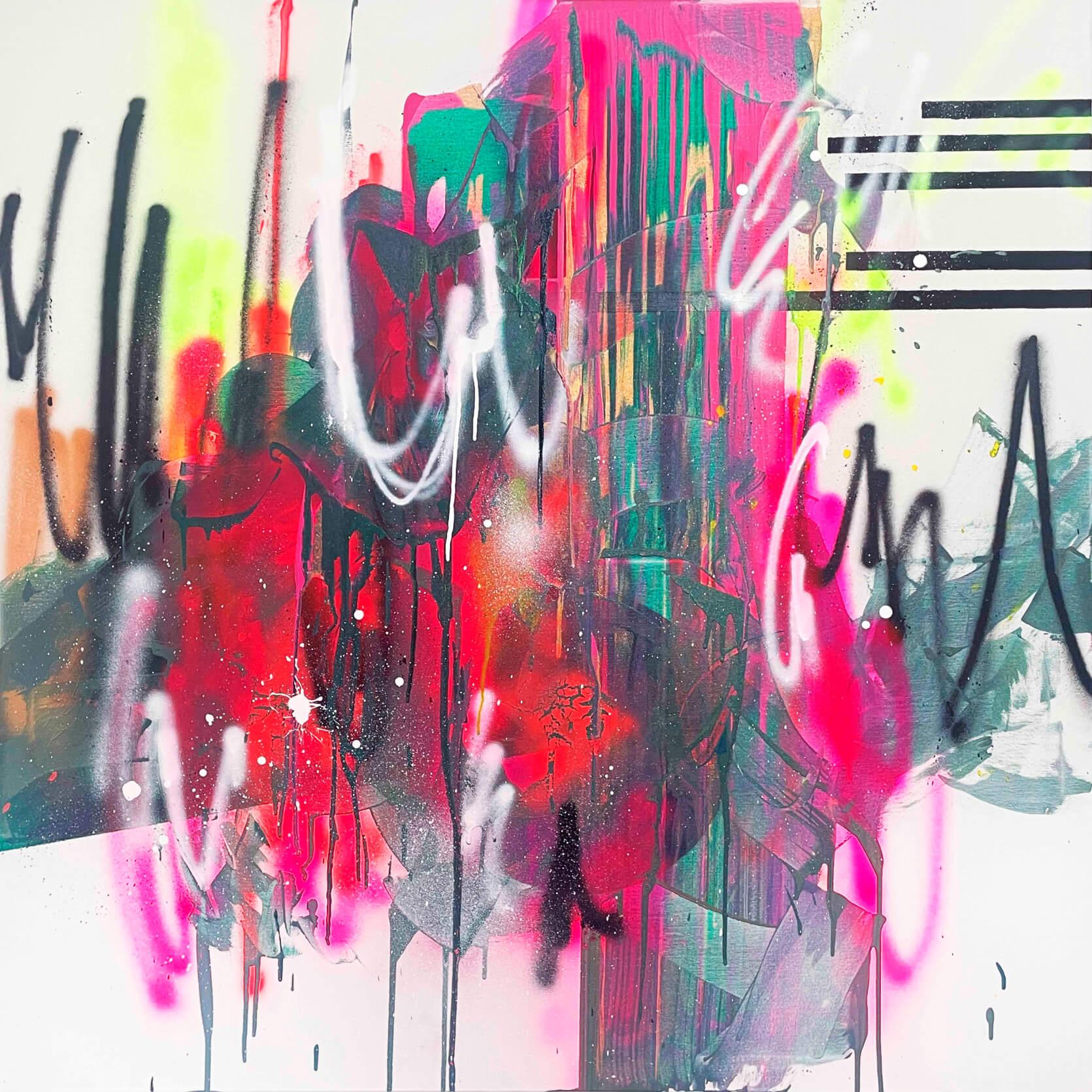Power 3, 120x120 cm, acrylic on canvas