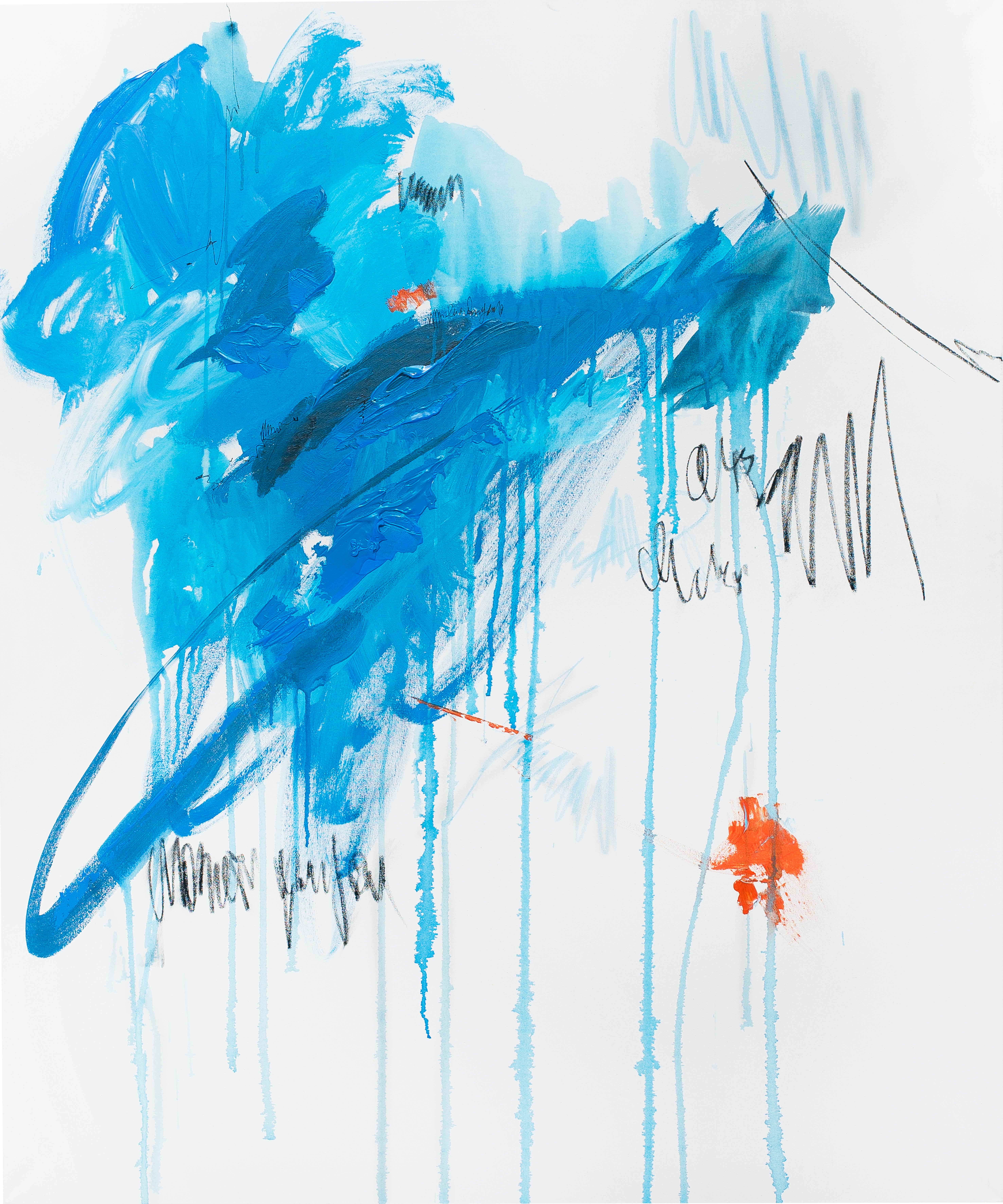 Cielo , 120x100cm, acrílico, lienzo - Art de Veranika Rokashevich