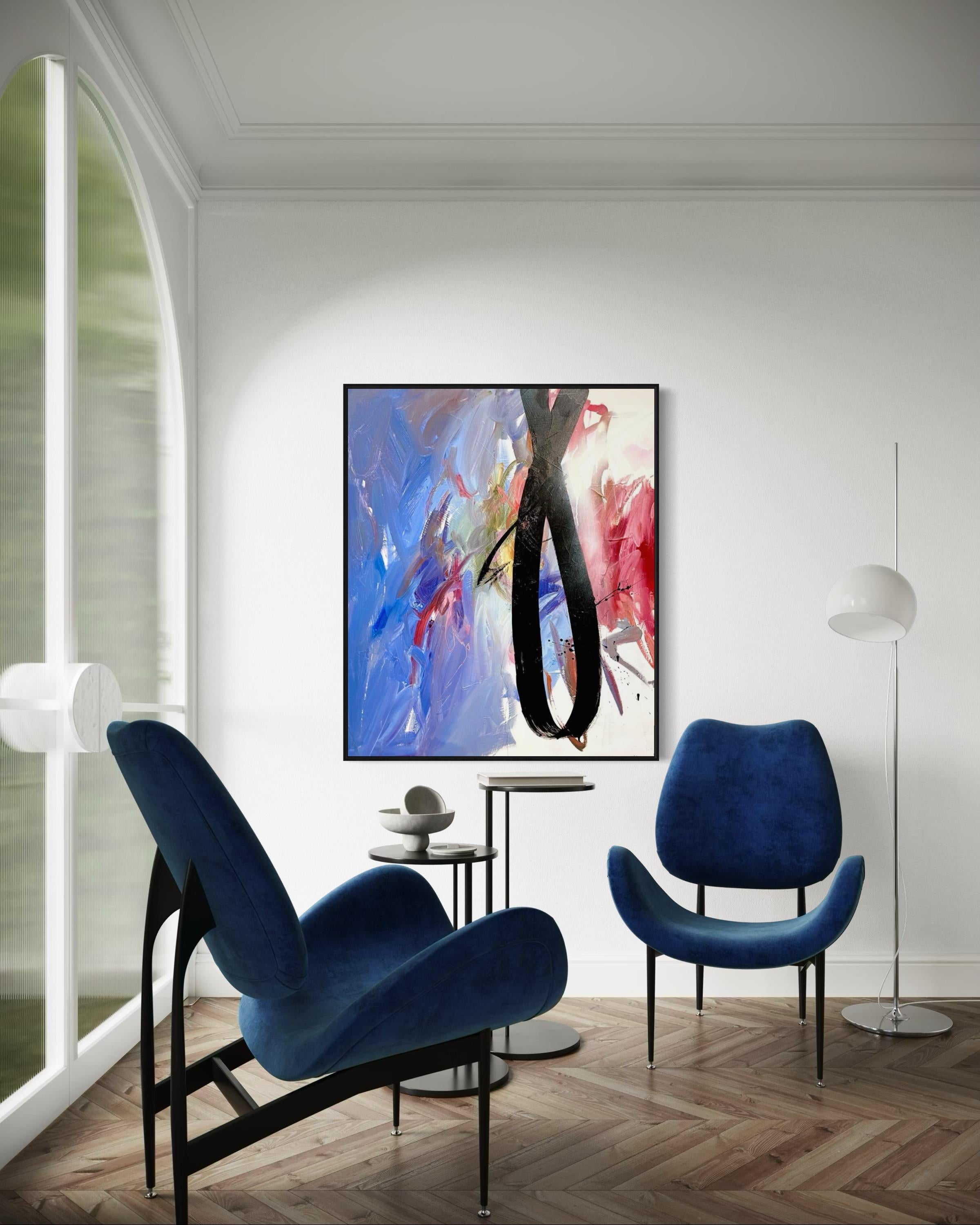 Looping , 120x100 cm, acrilico, tela in vendita 3