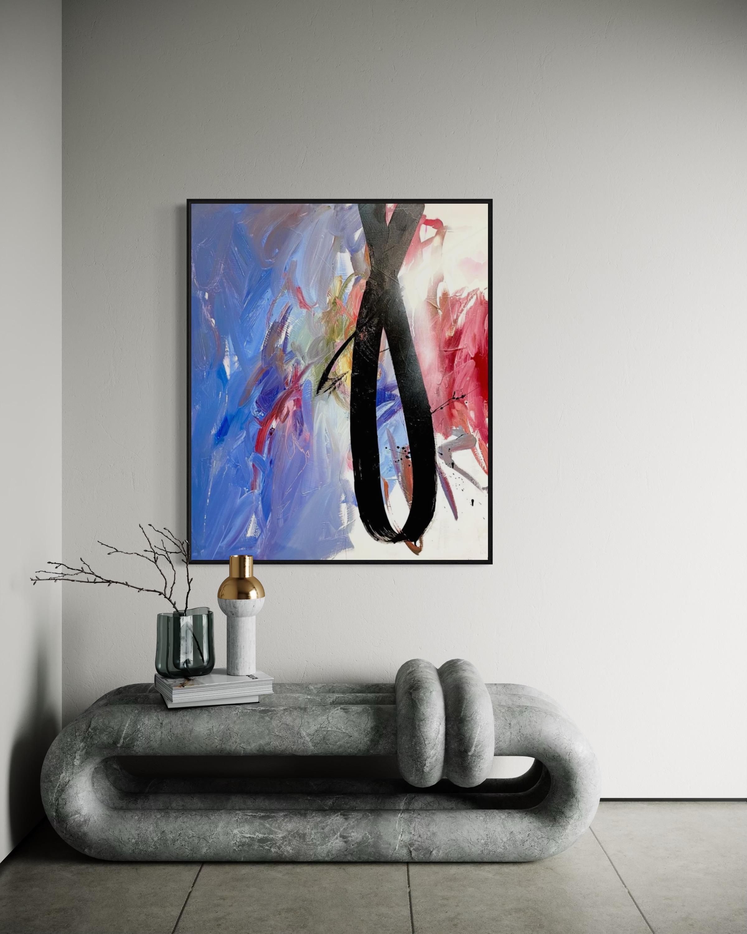 Looping , 120x100 cm, acrilico, tela in vendita 4