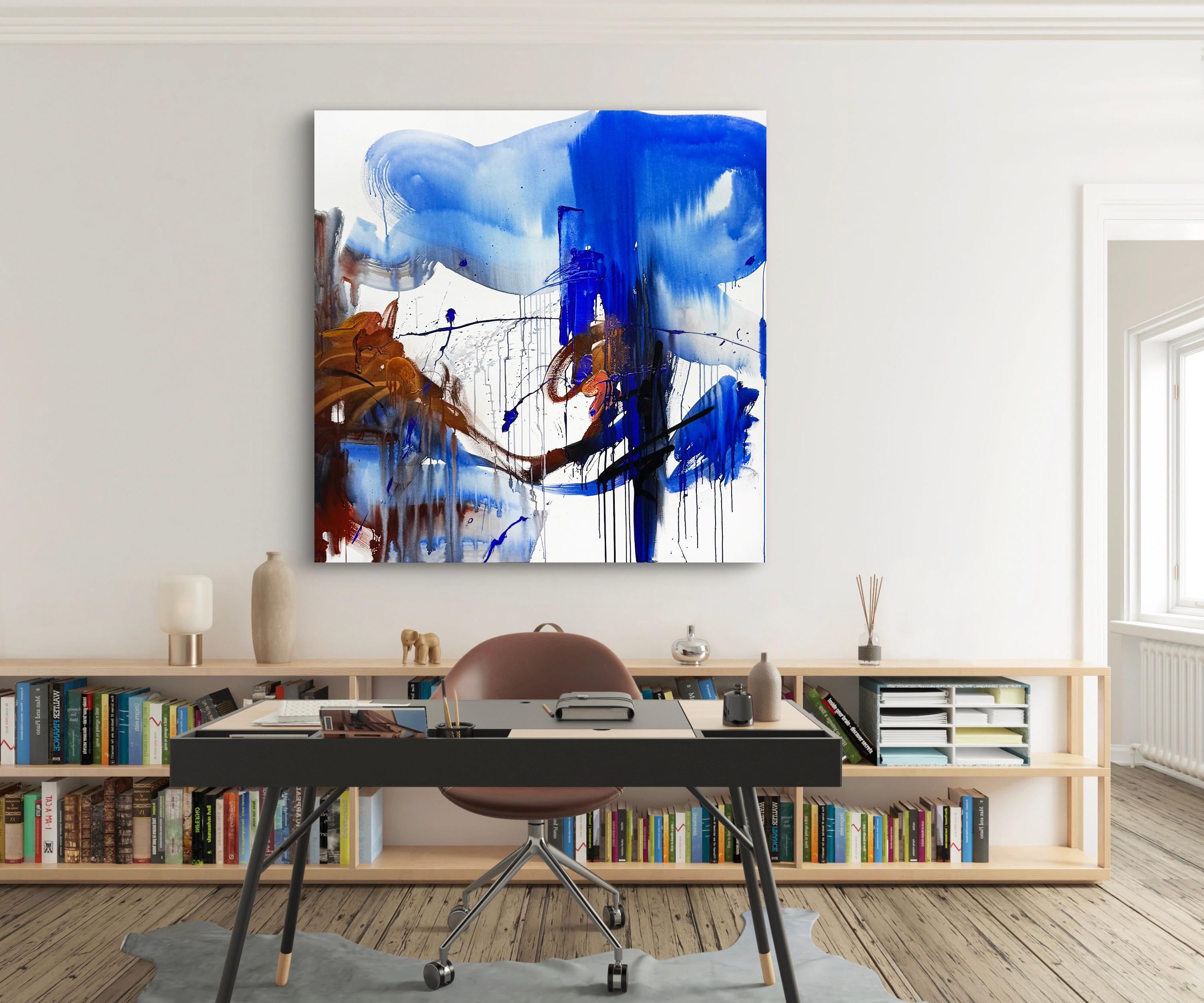 Where Dreams May Come, 140x140 cm, acrylic, canvas (Abstrakt), Art, von Veranika Rokashevich