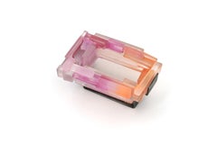 Verborgen Double Finger Ring in Rock Crystal & Silver by Julia Obermaier