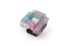 Verborgen Lilac Ring in Rock Crystal & Silver by Julia Obermaier