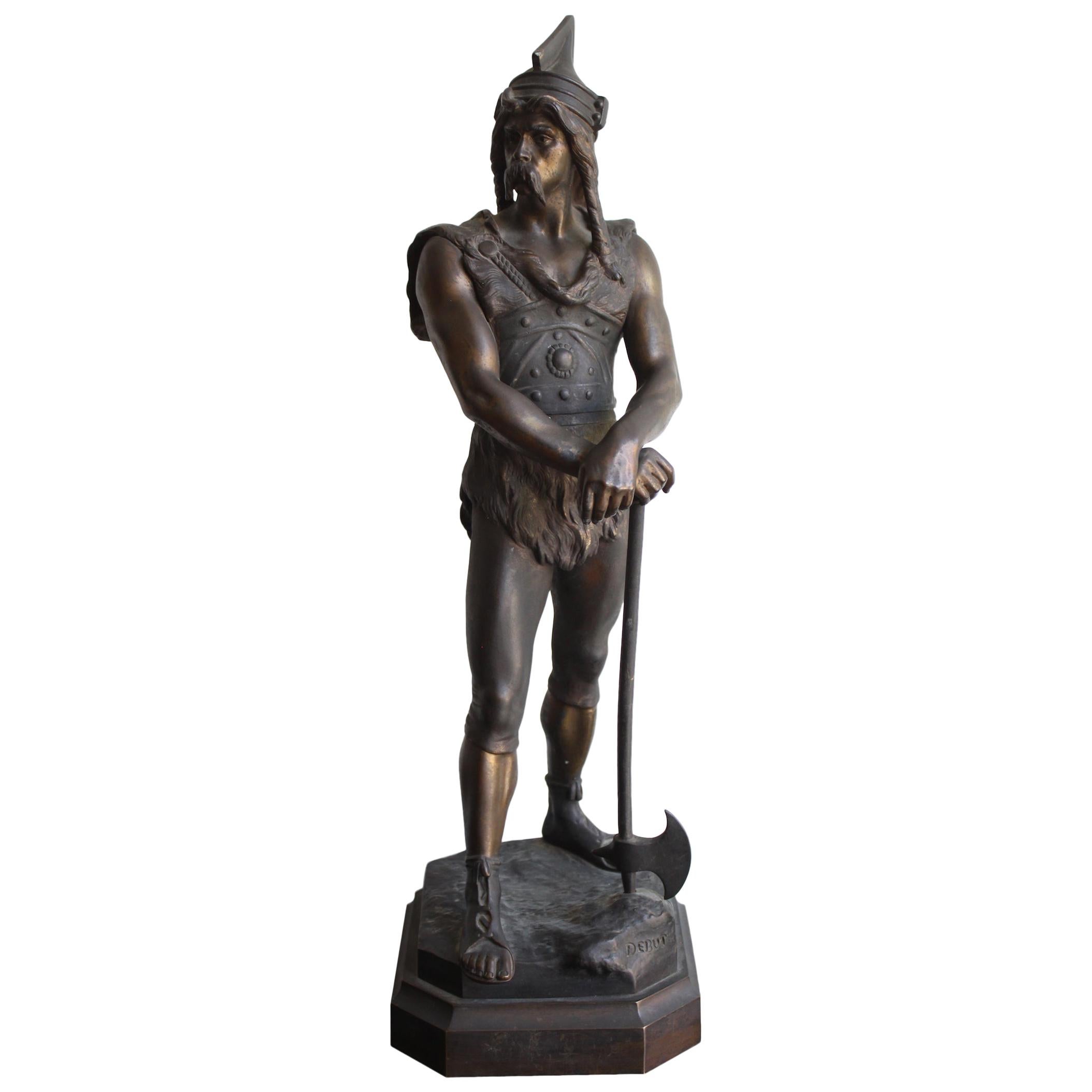 Vercingetorix Bronze Sculpture by Marcel Debut
