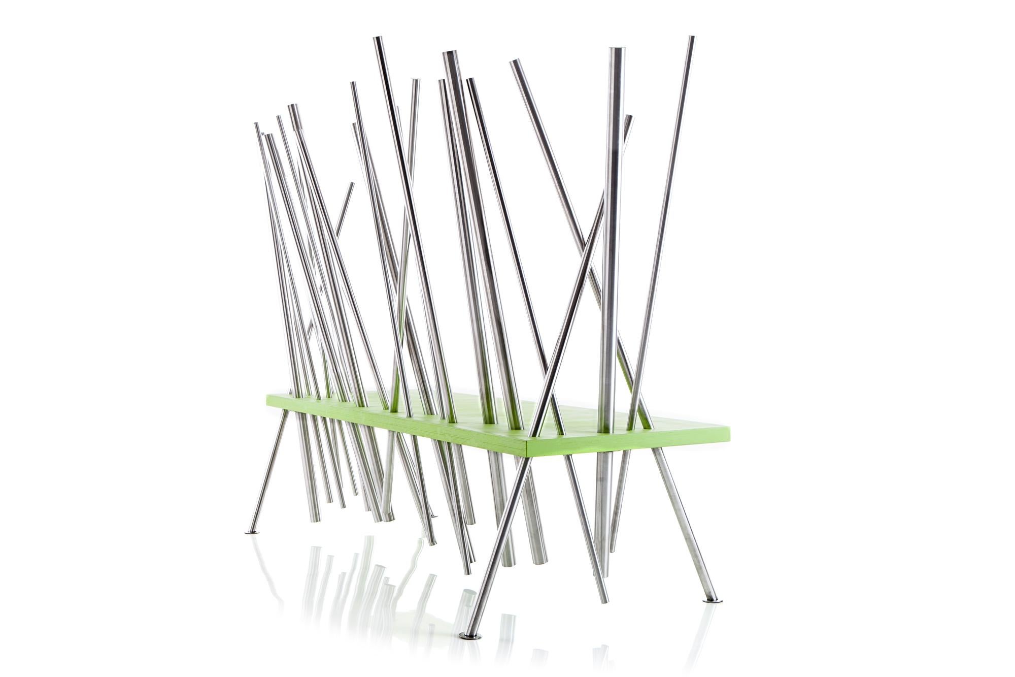 Brésilien Sculpture de banc contemporaine de Verdao en vente