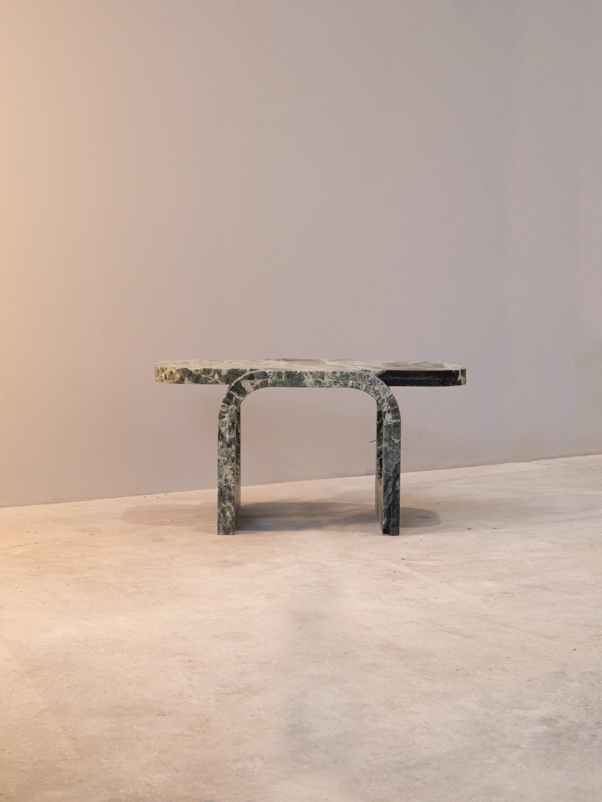 Swiss Verde Alpi Cut and Fold Coffee Table by dAM Atelier For Sale