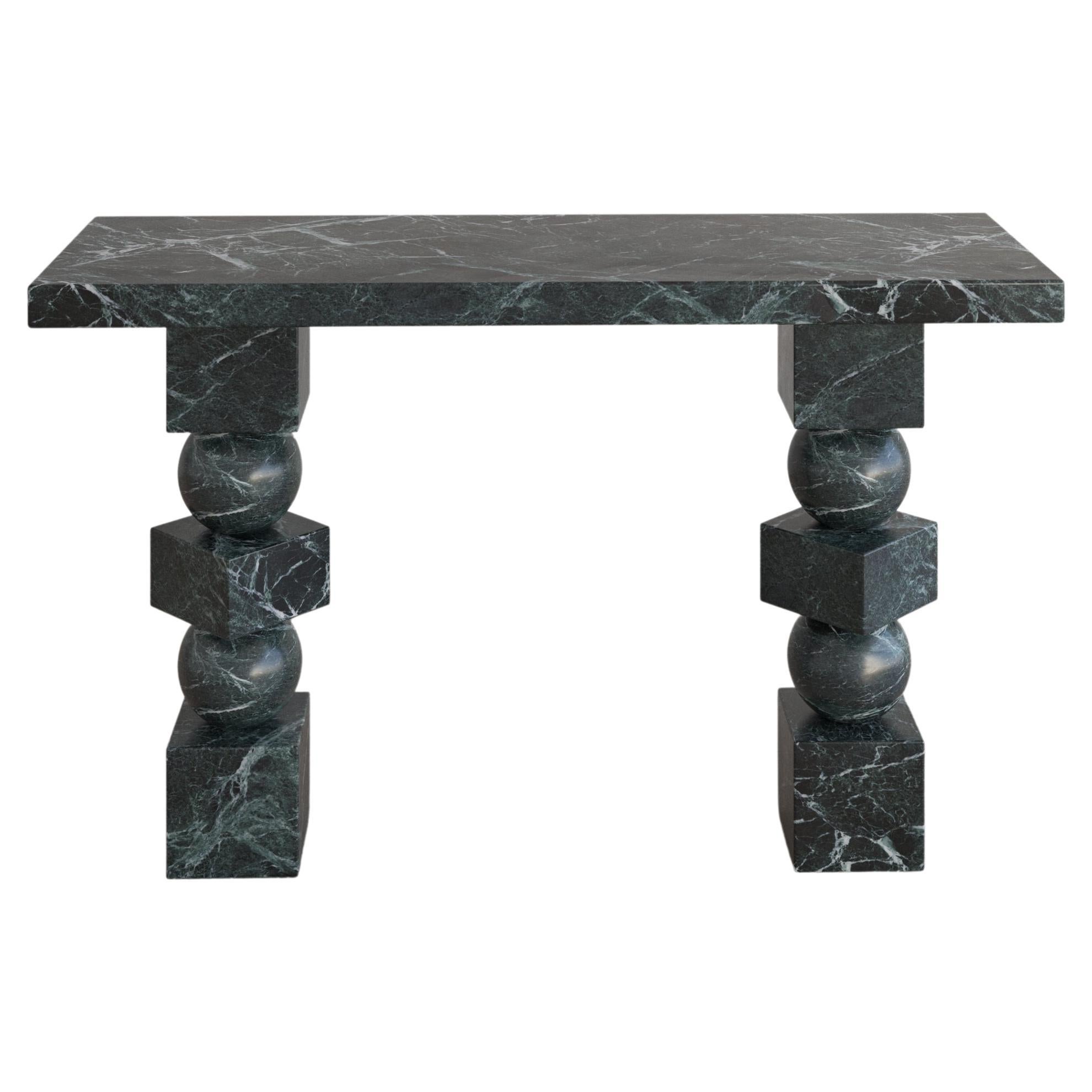 Verde Alpi Sufi Console Table by The Essentialist For Sale