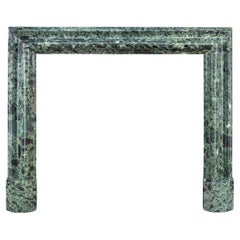 Verde Antico Marble Bolection Fireplace