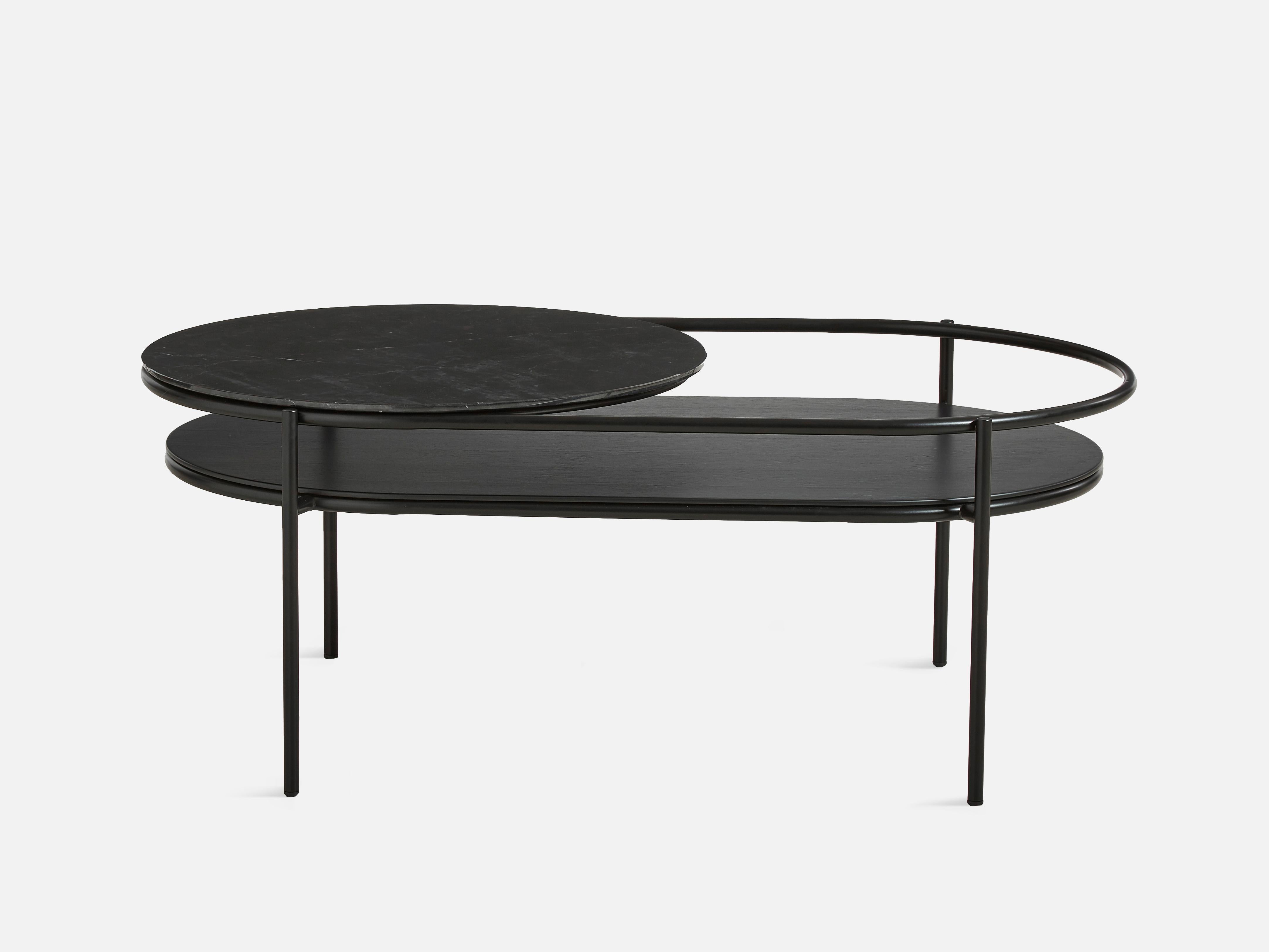 Danish Verde Coffee Black Table by Rikke Frost For Sale