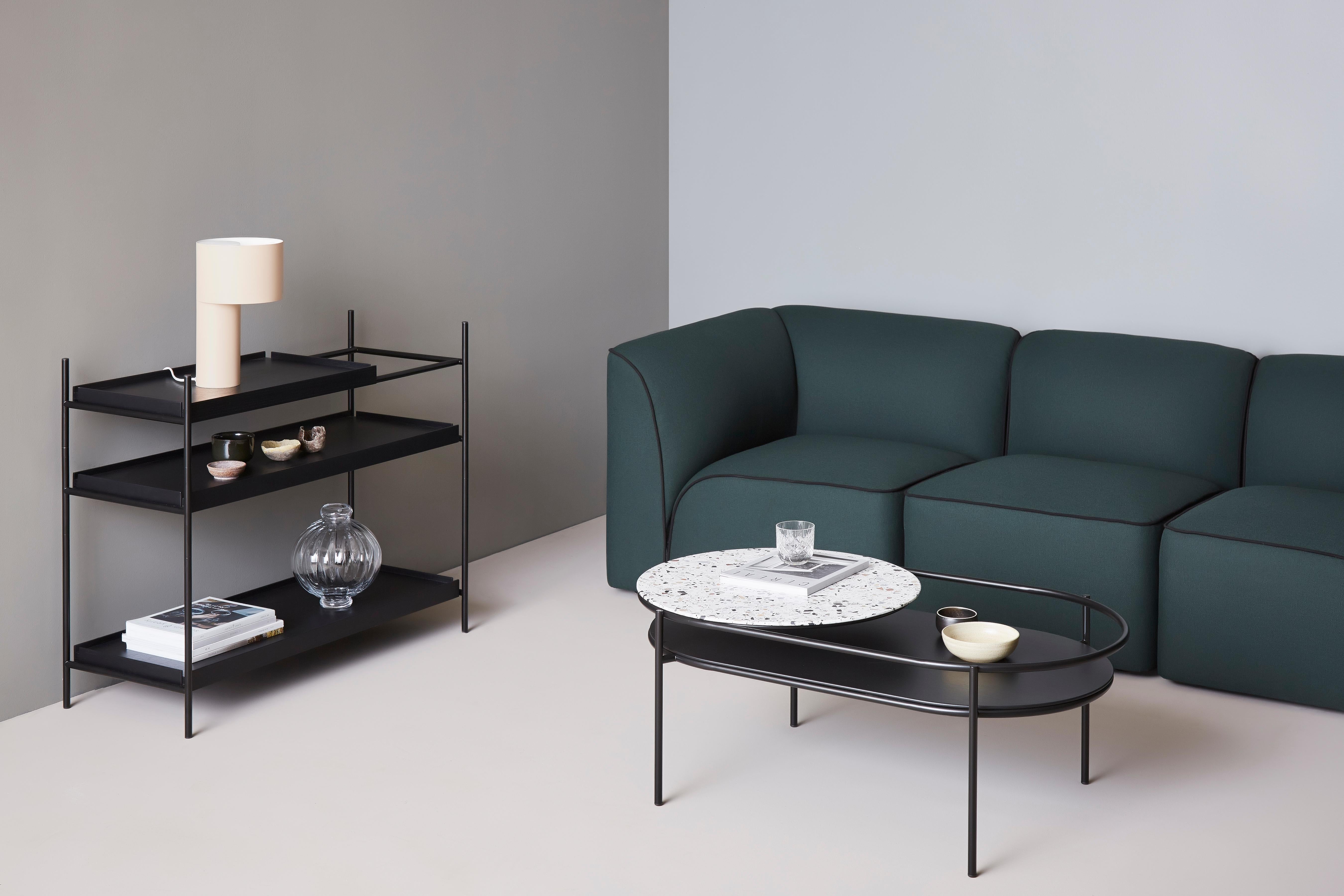 Verde Coffee Black Table by Rikke Frost In New Condition For Sale In Geneve, CH