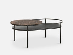 Verde Coffee Brown Table by Rikke Frost