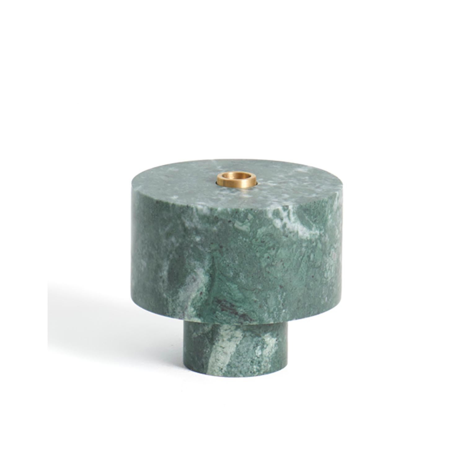 Verde Guatemala Candleholder by Karen Chekerdjian In New Condition For Sale In Geneve, CH