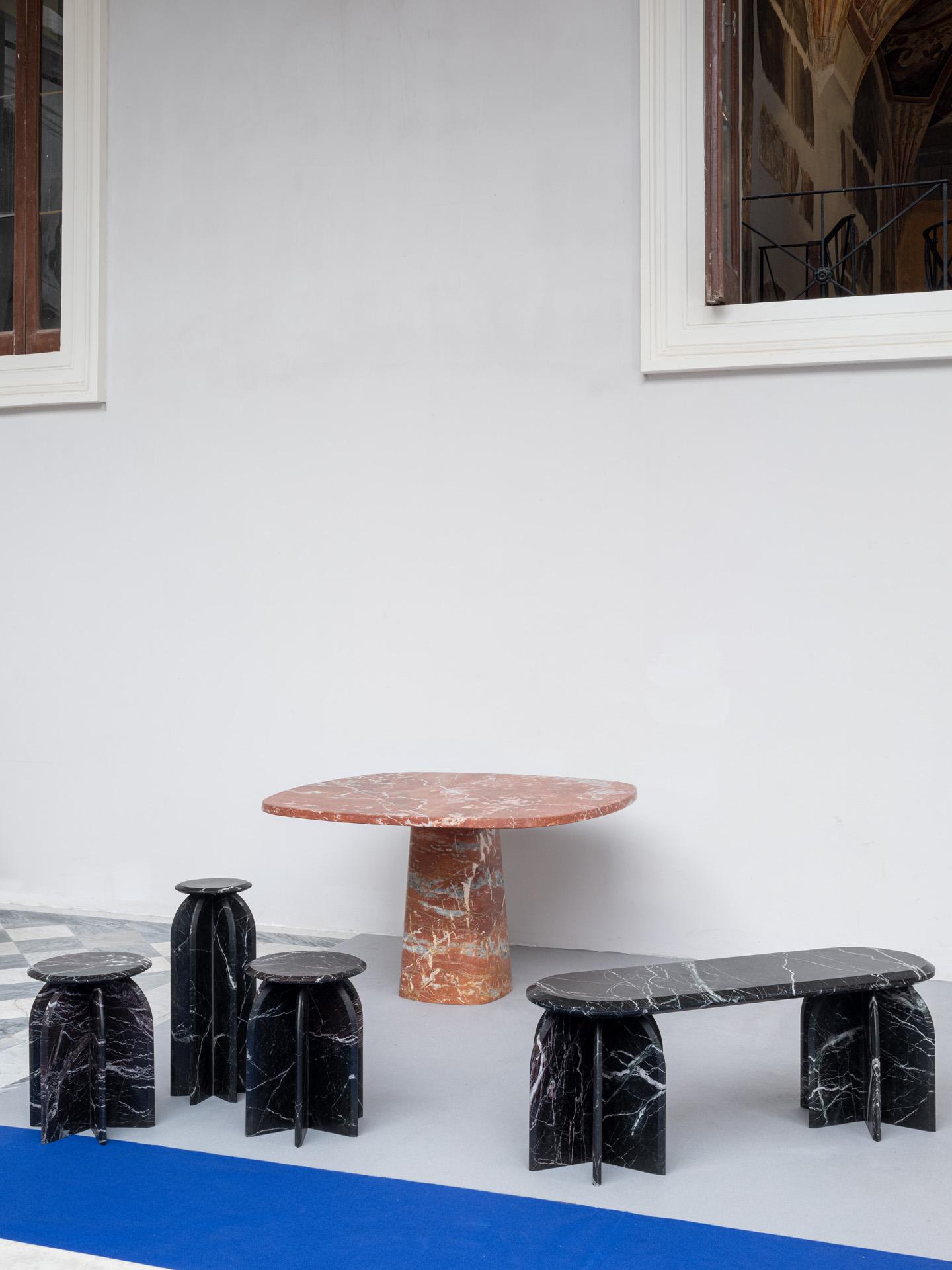 Verde Levanto Palladio Side Table by Serafini In New Condition For Sale In London, GB