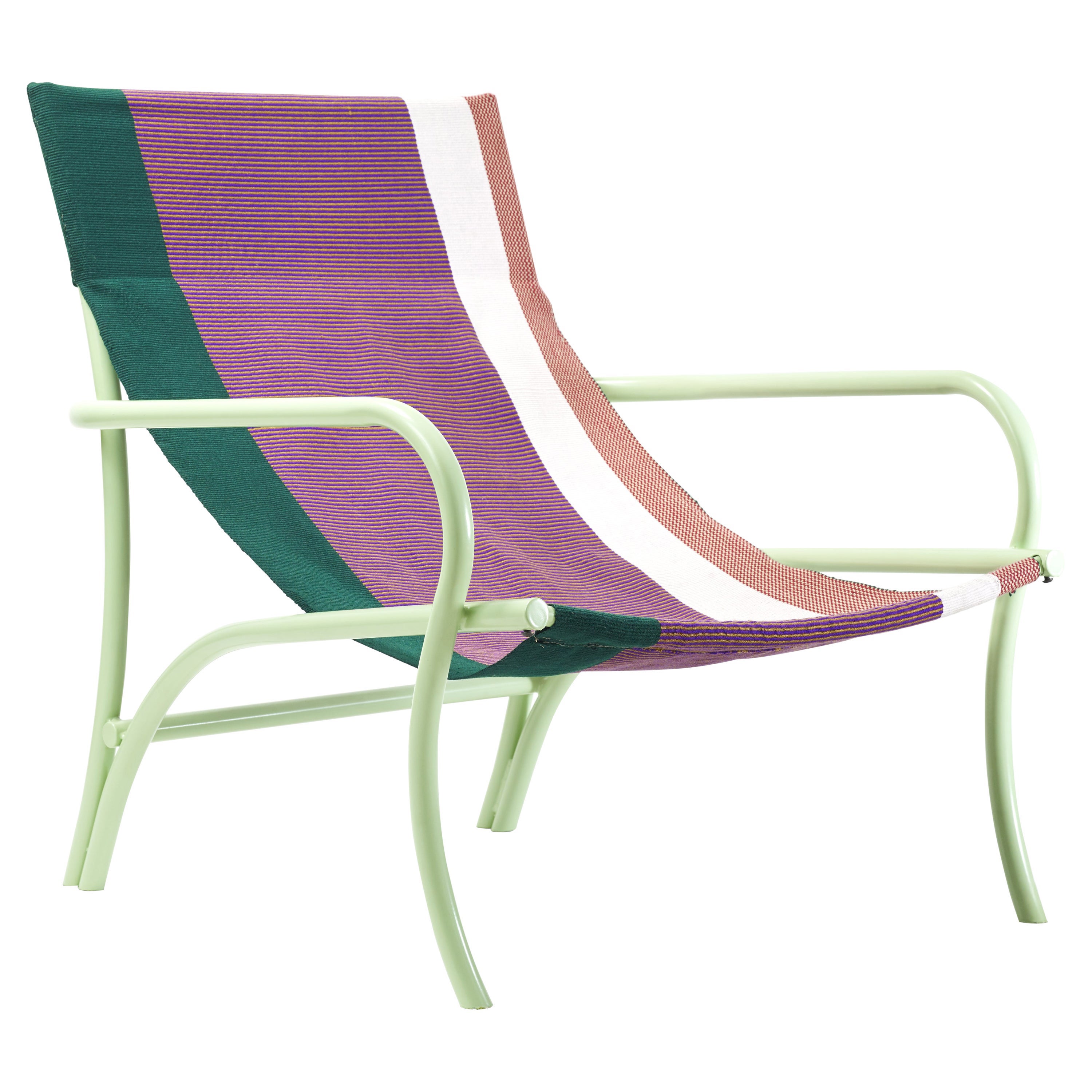 Verde Maraca Lounge Chair by Sebastian Herkner For Sale