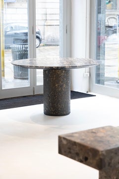 Verde Notte Bronze Dining Table by Serafini