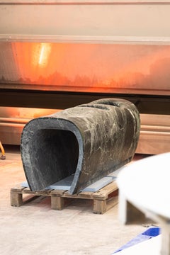 Verde Notte Samaveta Marble Bench by Serafini