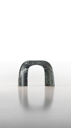 Verde Notte Shan Marble Console by Serafini