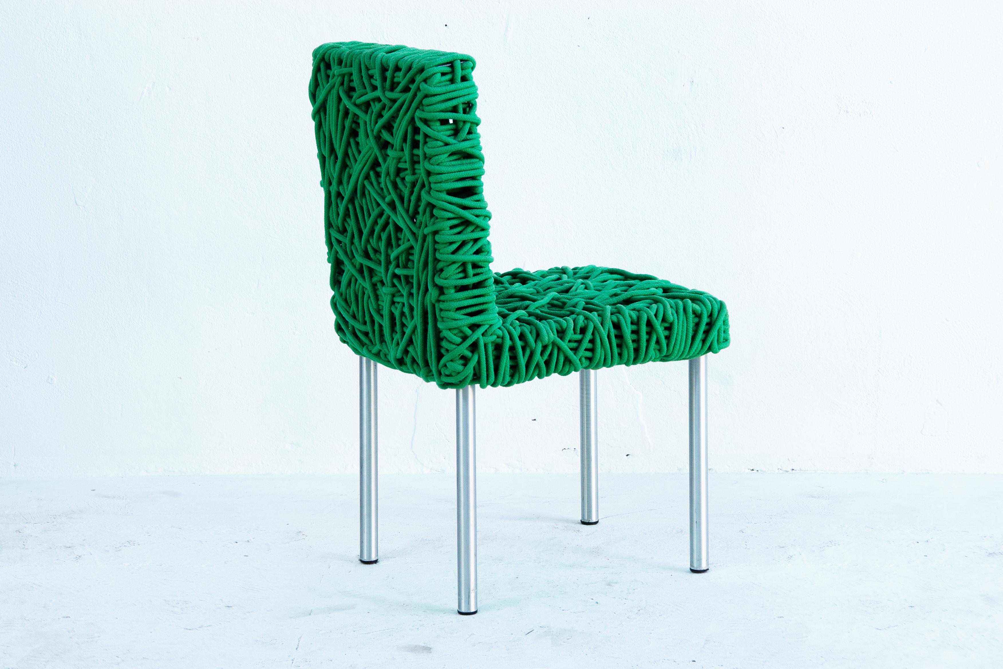 Modern Verde Side Chair by Campana Brothers For Sale