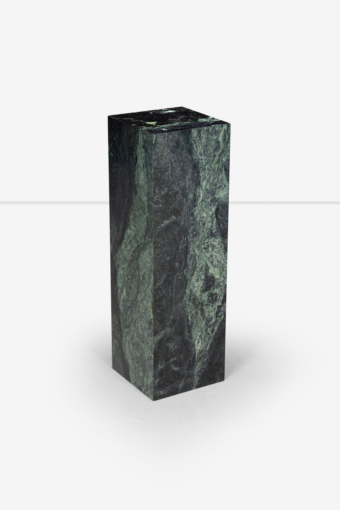 green marble plinth