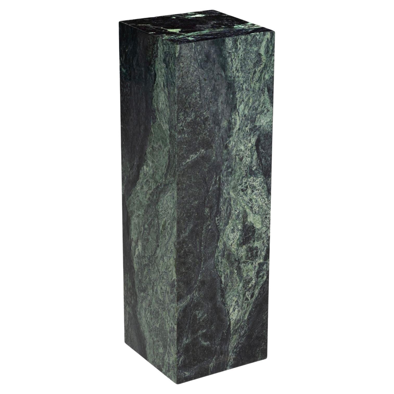Verdi Alpi Marble Pedestal Mangiarotti Style For Sale