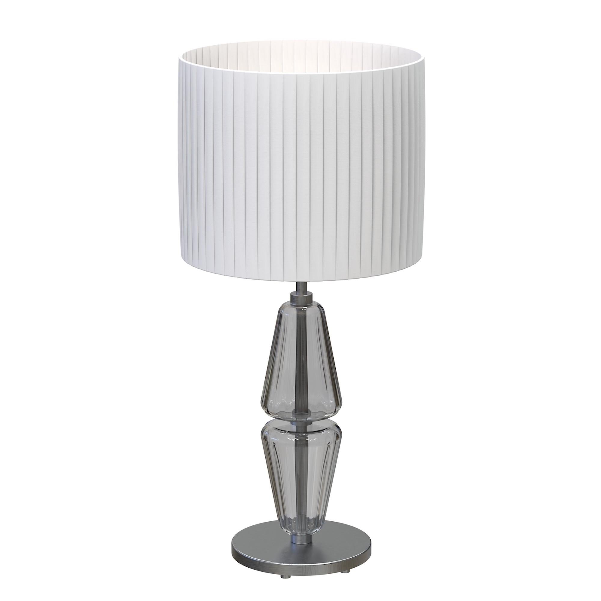 VERDI Handgefertigte moderne Tischlampe aus Muranoglas Made in Italy im Angebot 6