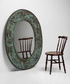 Verdigris Brass Mirror